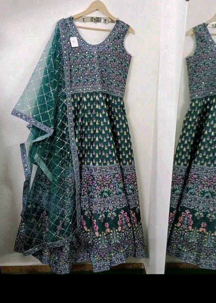 Wedding Gown With Dupatta