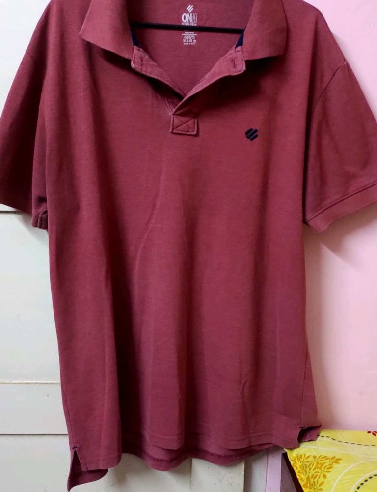 ONN Polo Shirt XL | 44 Regular fit | Wine Colour