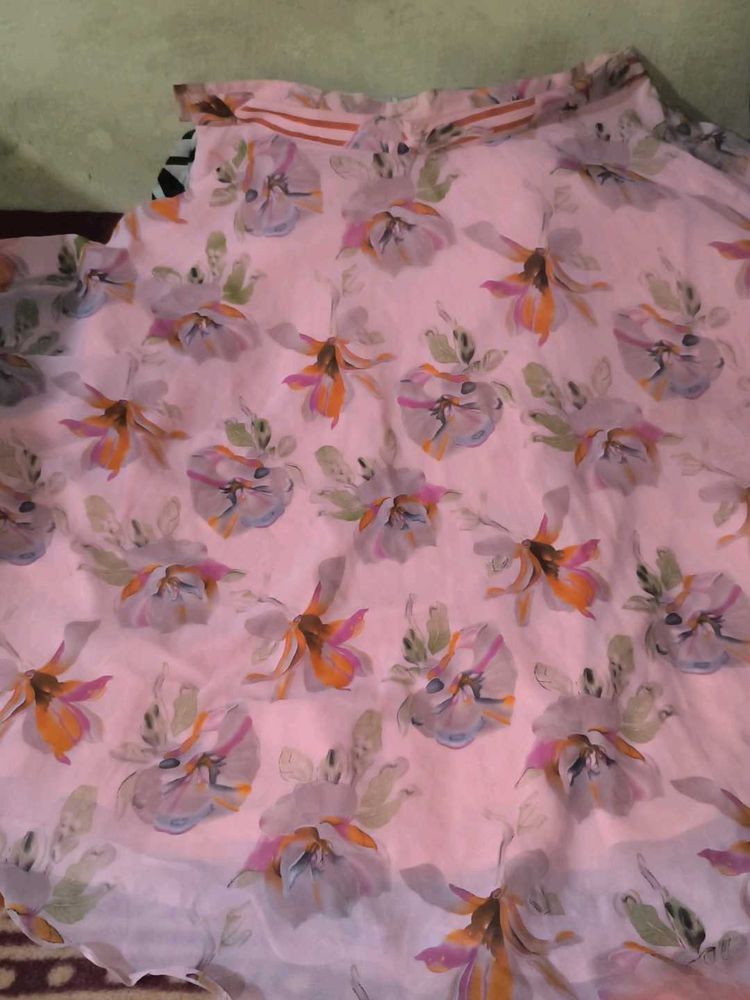 Floral Peach Lehanga