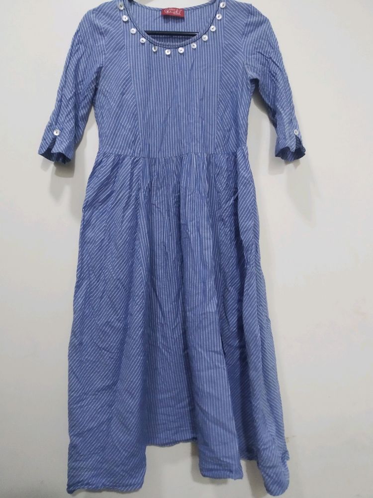 Very Comfortable Cotton Dress Can Be Worn With Plazo Or Just The Dress Itself