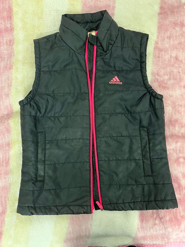 Adidas puffer vest coat
