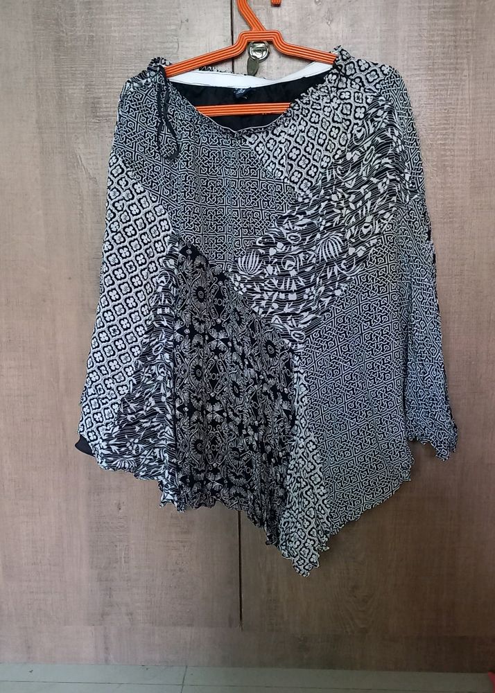 Black Floweral Skirt