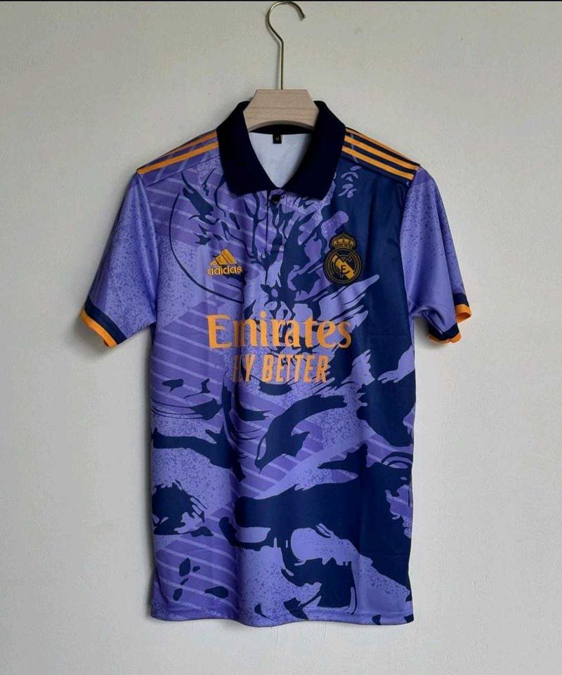 Real Madrid Fan Jersey Purple Dragon