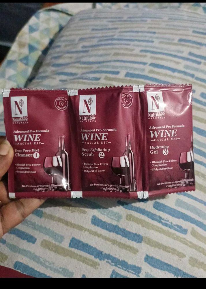 NutriGlow Wine Facial Kit