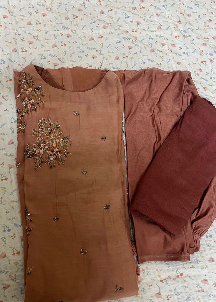 embellished kurta set