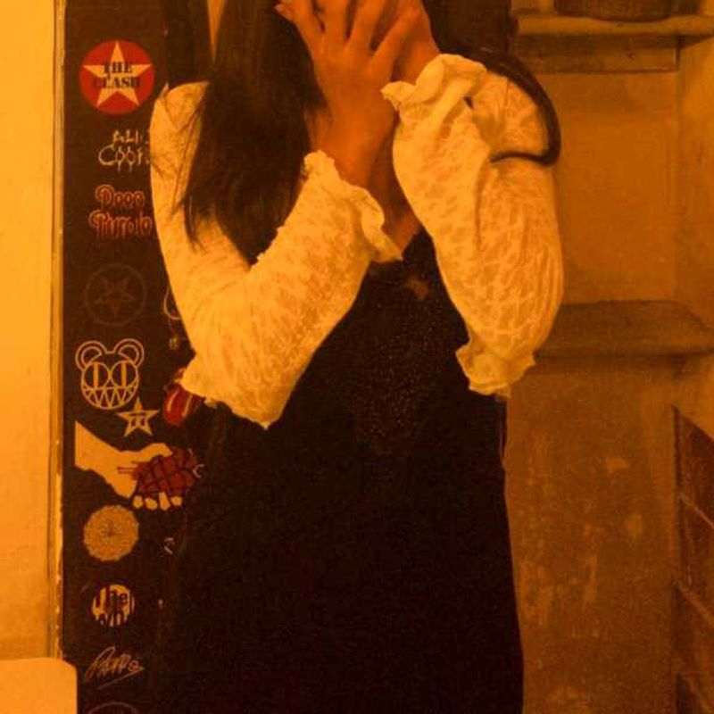 Black Dress with Lace Sleeves