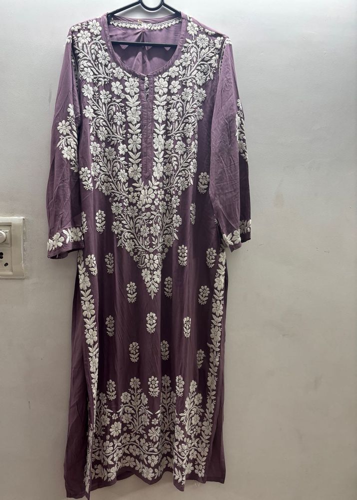 Pure Lucknowi Kurta.