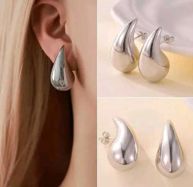 Myntra Trendy Silver Earrings 😍