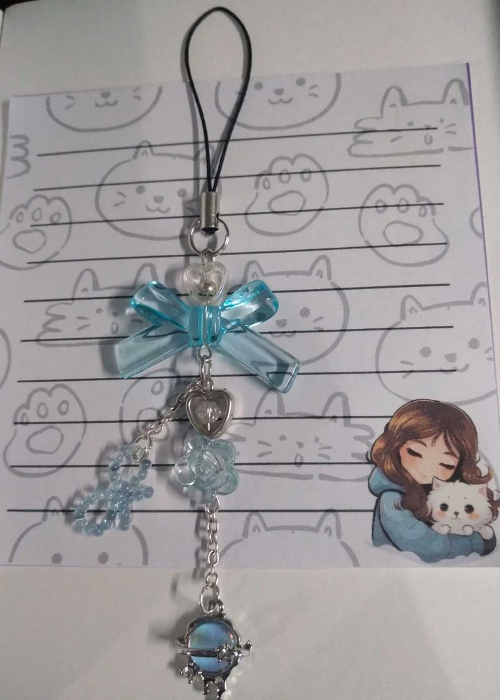 ~{Cute💙Saturn Phone Charm}~