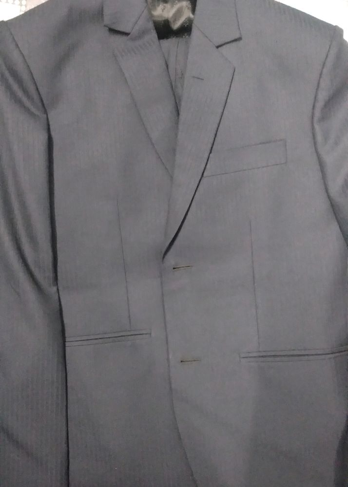 Black Colour Blue shade Coat Pant Suit