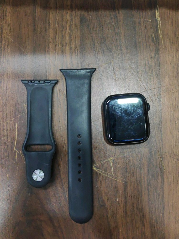Smart Watch Series 7 Series 7 Smart Watch with Bluetooth Calling, Extra Straps, Heart Rate Monitor,Fitness Tracker, Multiple Faces 50+, Full Touch Display (Pitch Black) for Men and Women &amp; IP67