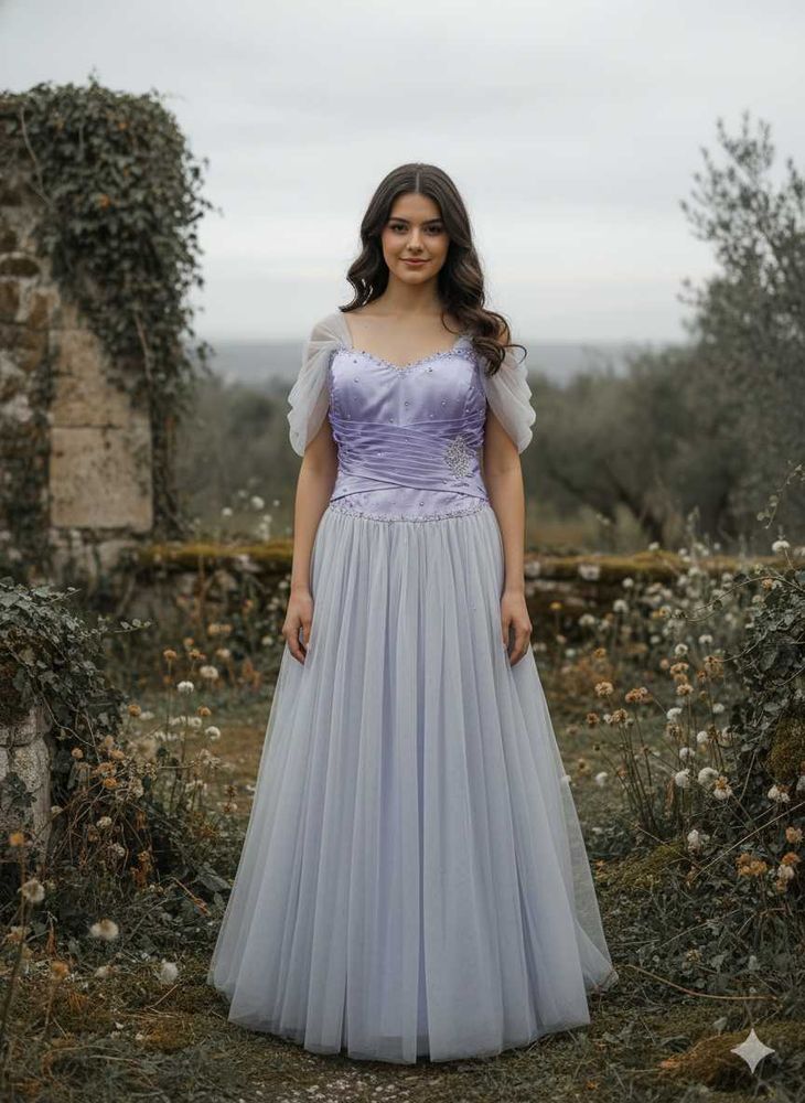 Elegant Lavender Gown
