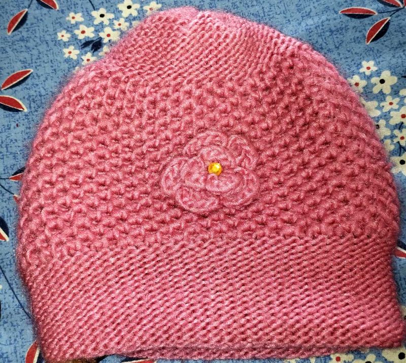 Pink Knit Beanie