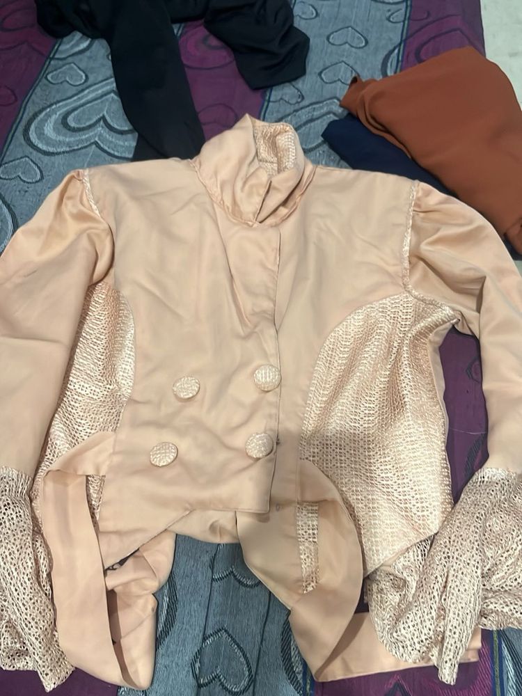 Elegant Blush Pink Jacket