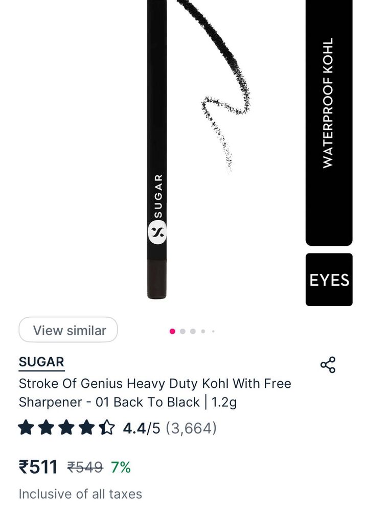 SUGAR Stroke of Genius Kohl