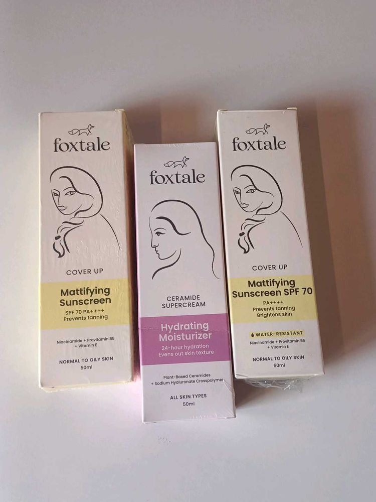Foxtale Sunscreen &amp; Moisturizer Set