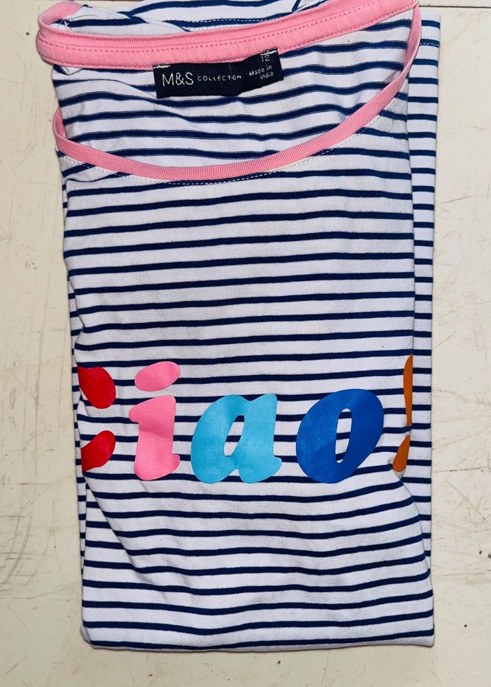 M&amp;S Ciao Striped T-Shirt