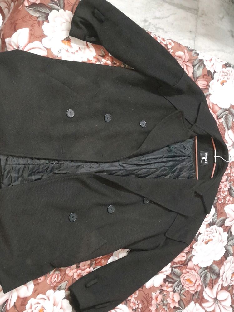 Woolen Black Coat
