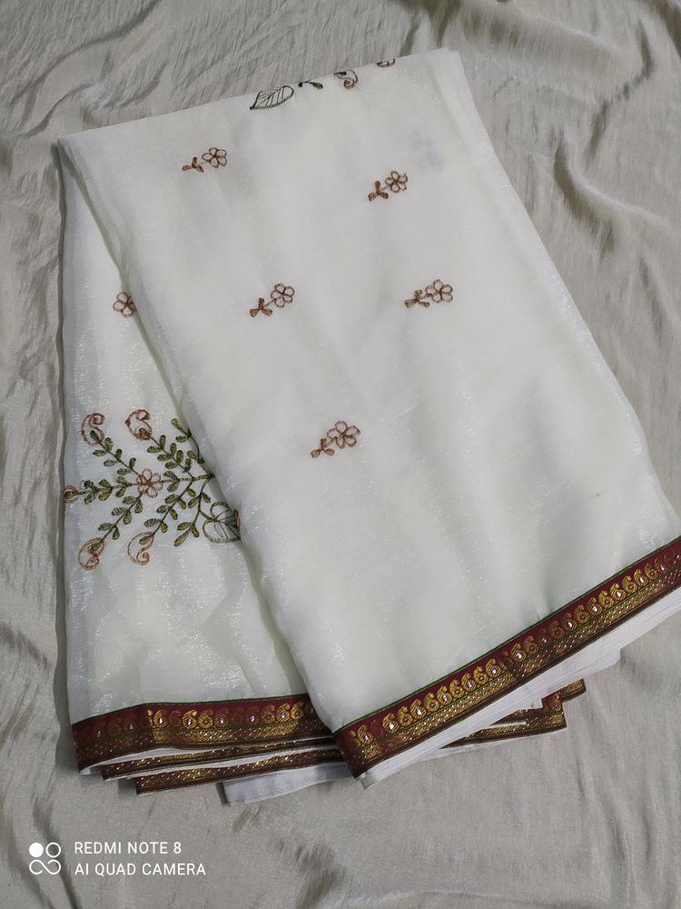 White Saree 🤍
