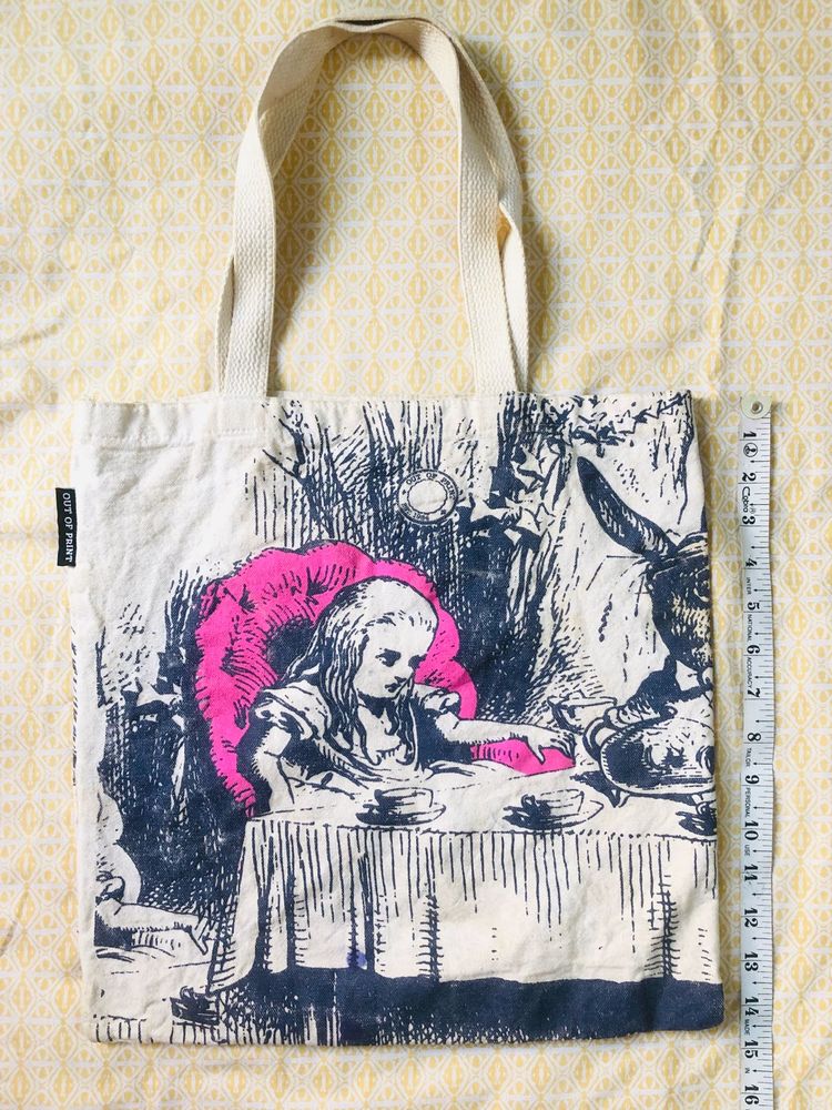 Alice in Wonderland Tote Bag