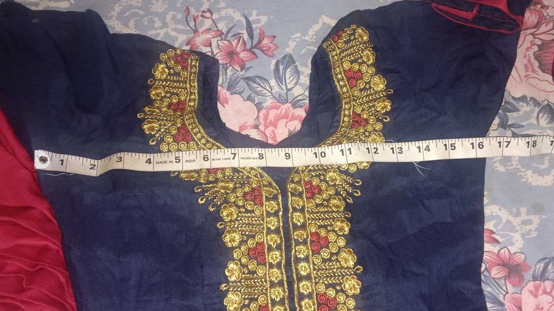 Patiala Salwar Suit With Net Dupatta