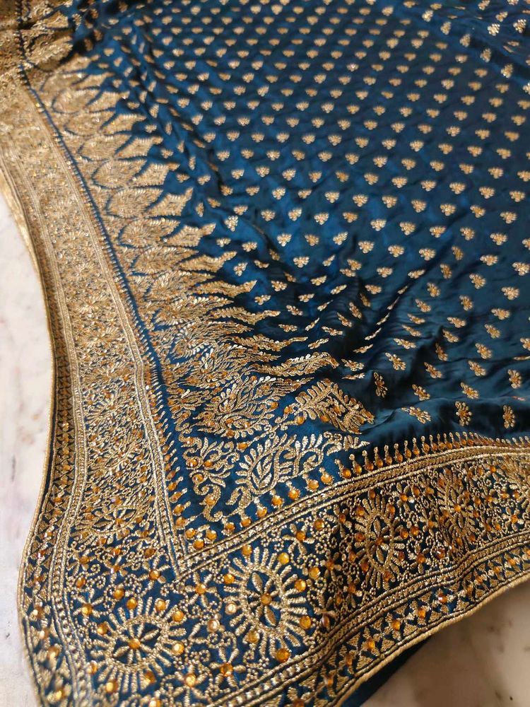 Very Beautiful 😍 Royal Blue Saree