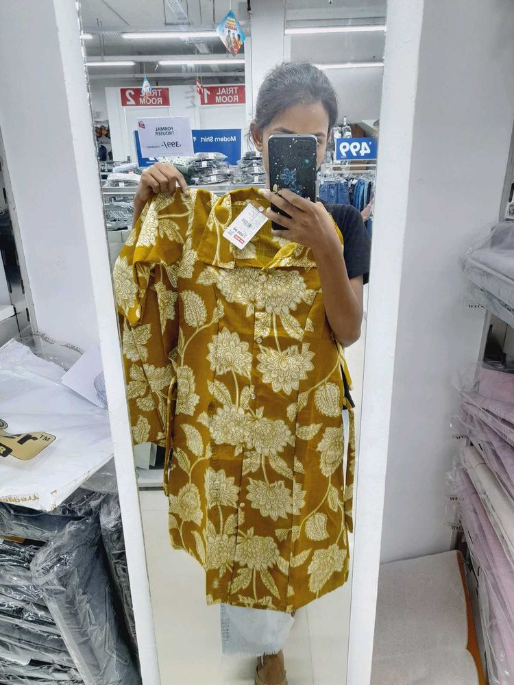 Floral Print Kurta &amp; Plazo