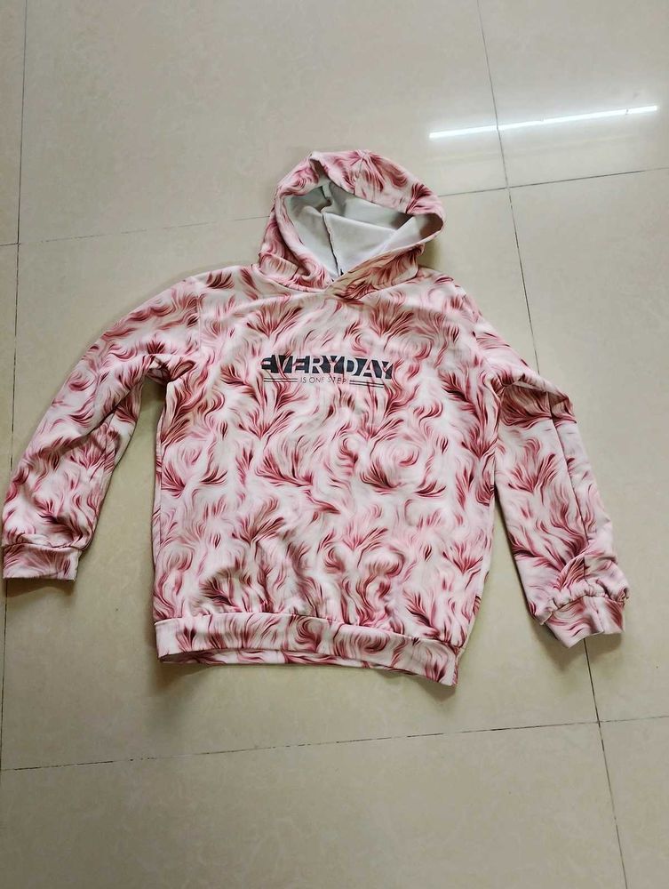 Patterned Hoodie
