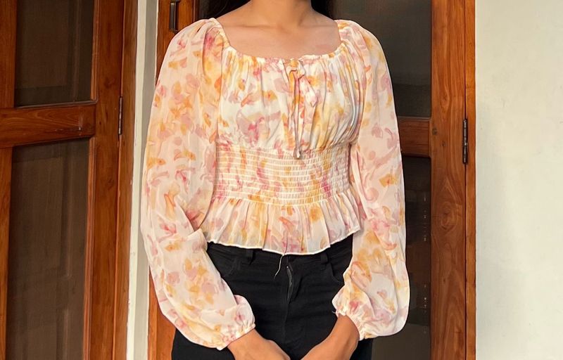 Floral Crop top