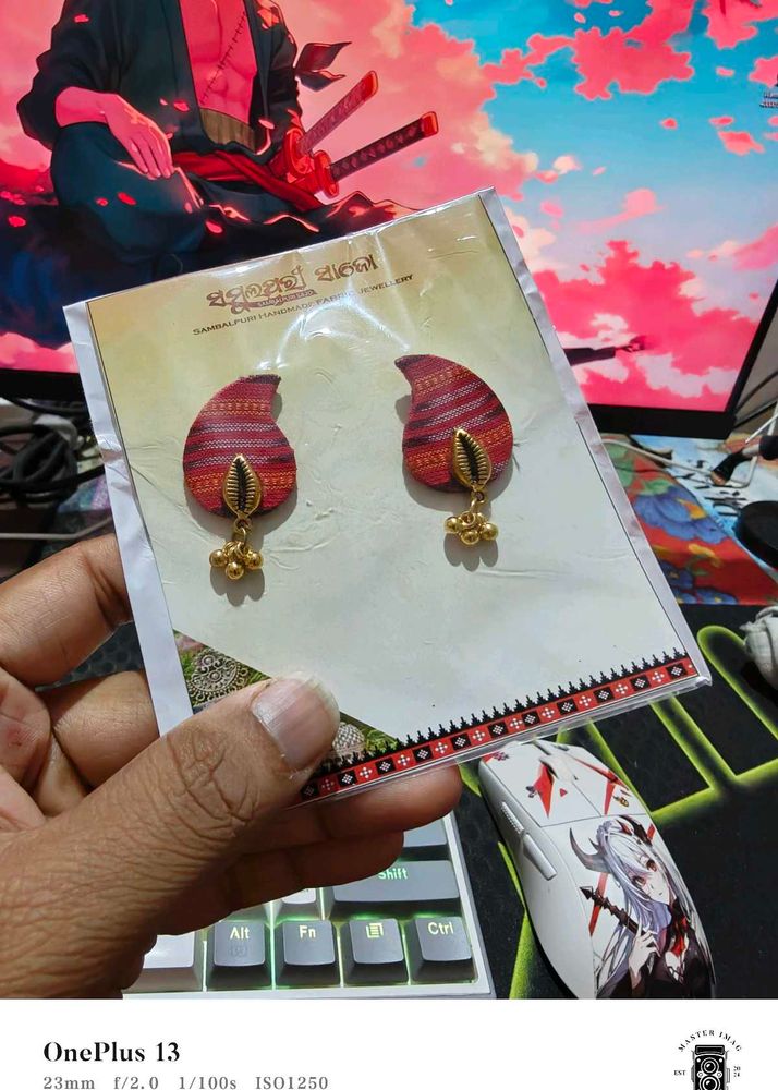 Ethnic Drop Earrings