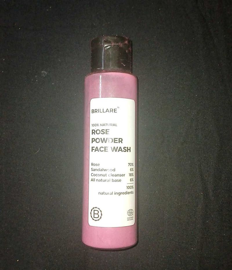 Brillare Rose Powder Face Wash