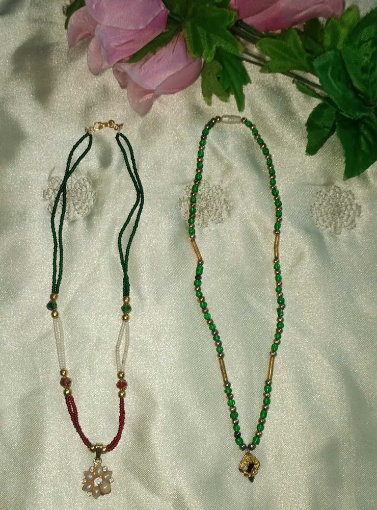 Beautiful Beaded Necklace Set / Mangalsutras