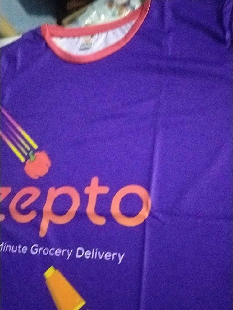 Zepto Delivery Purple T-Shirt