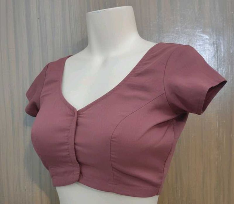 Simple Rust Blouse