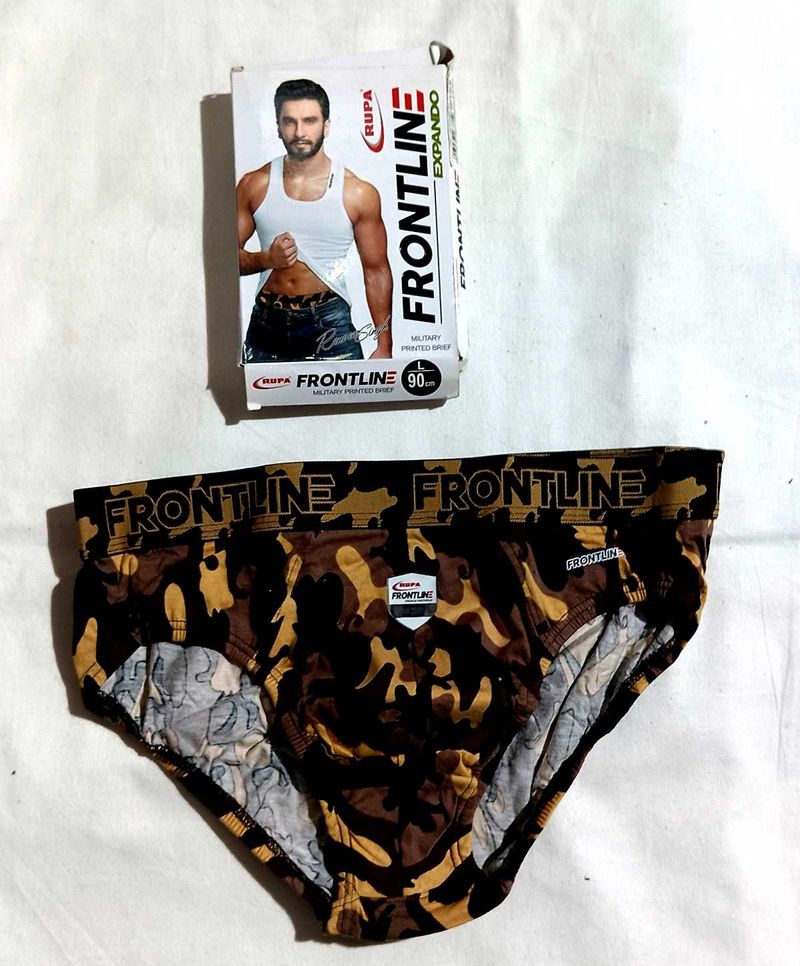 Men&#39;s Army Print Stylish Brief - L