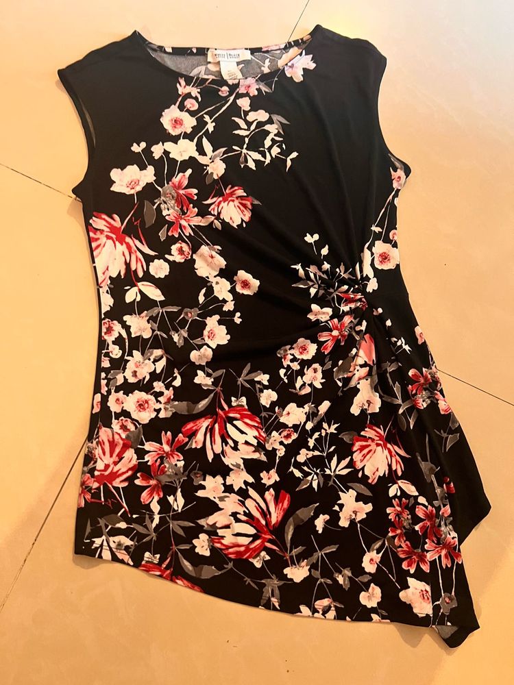 Pattern Black Top