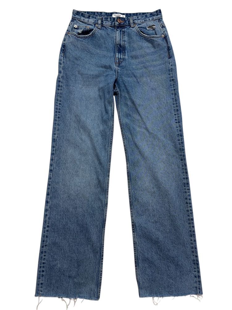 Wide Leg Denim Jeans