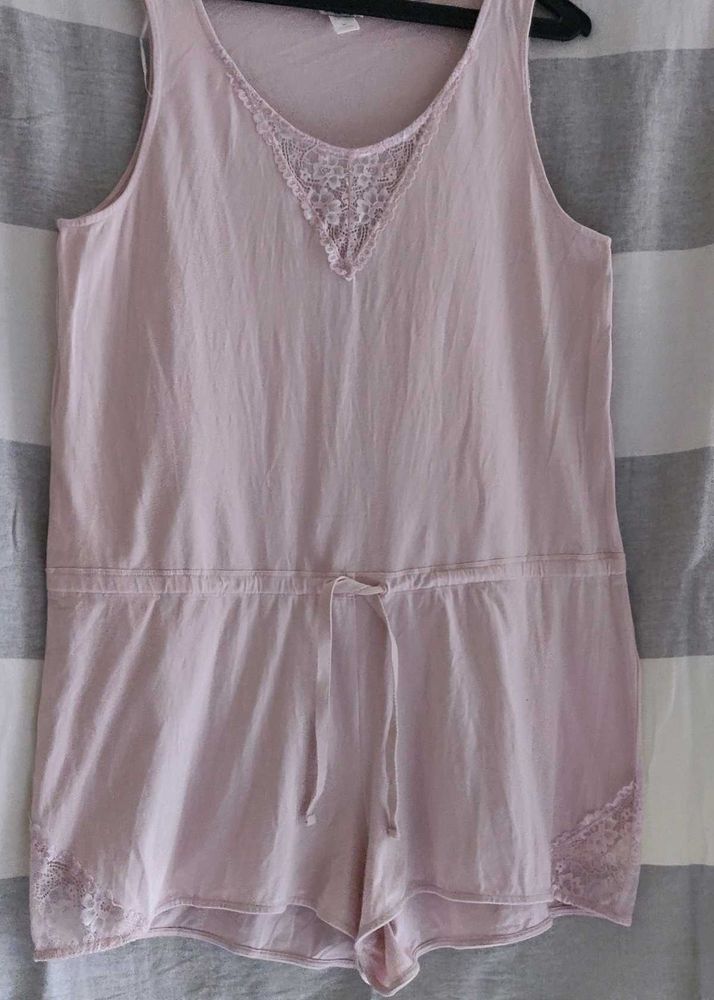 Vintage-Inspired Lace Romper