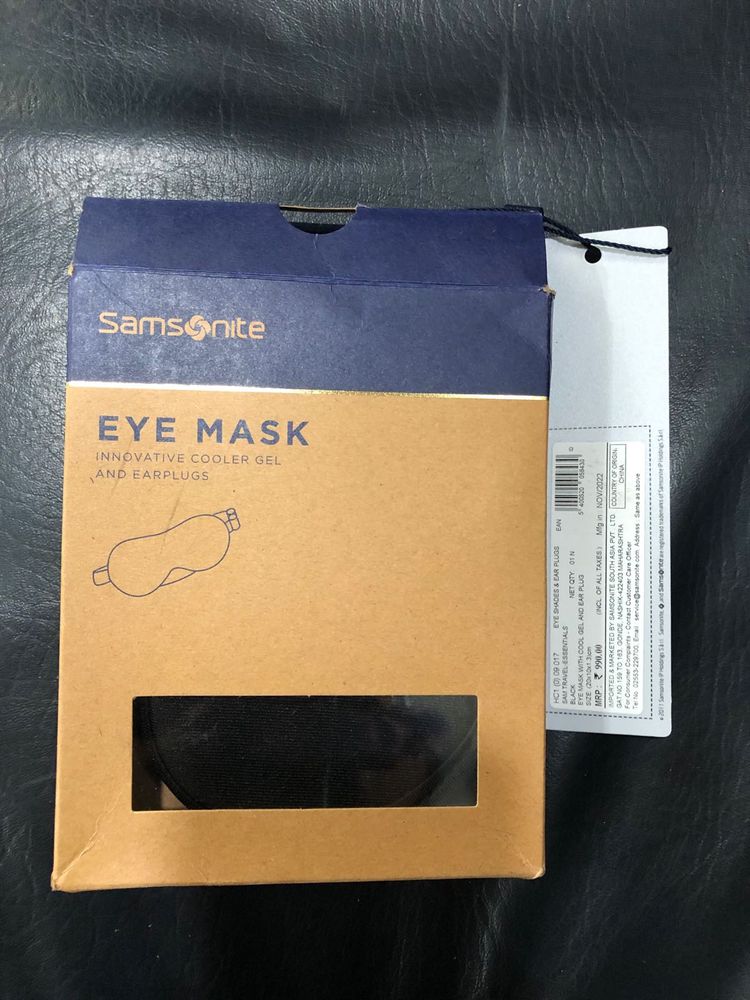 Samsonite Eye Mask with Earplugs