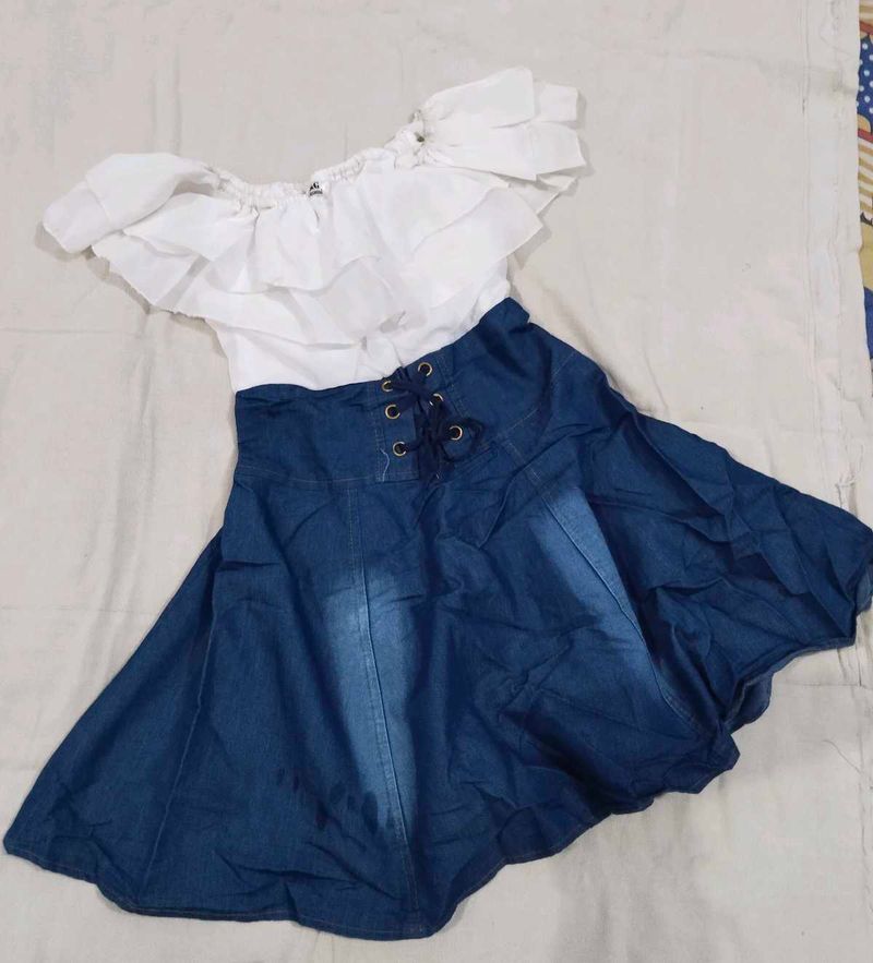 Cute Girls Denim dress