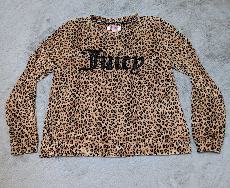 🔥🫦Juicy Couture Leopard Print Top💅