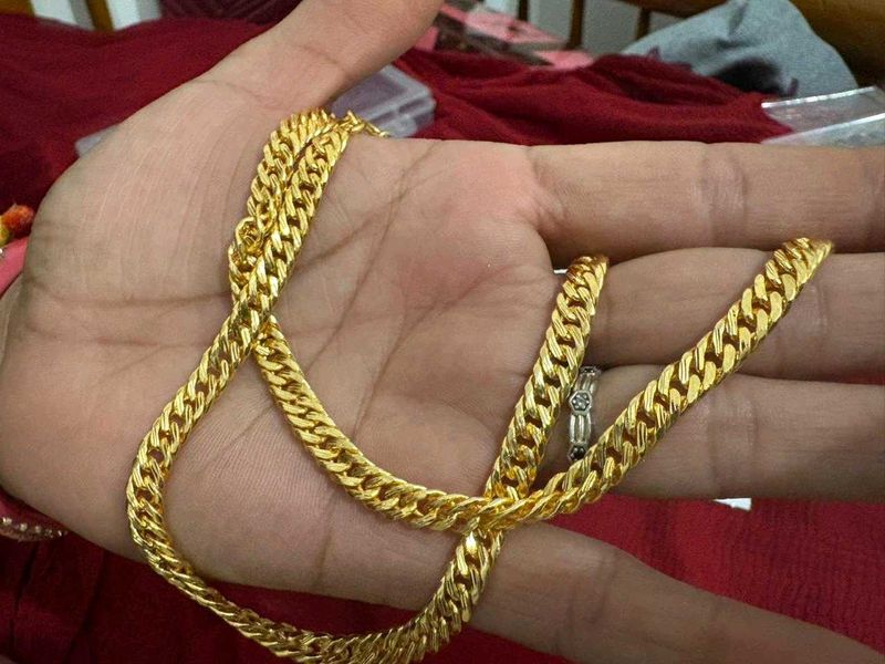 Heavy Gold Plated Chain For Men
