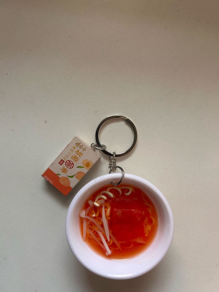 Noodle Bowl Keychain 🍜