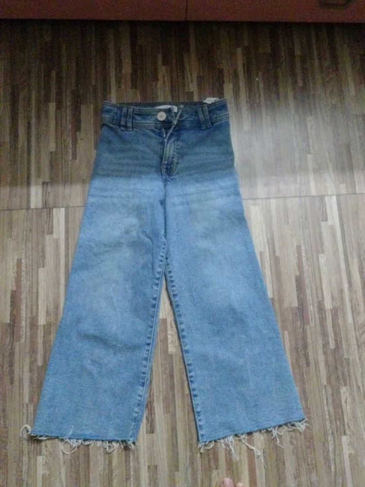 ZARA wide leg jeans for girls