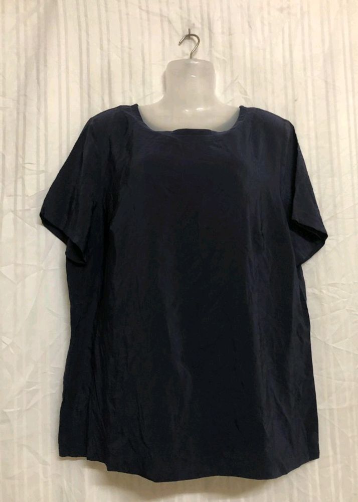Blue Short Sleeve Top