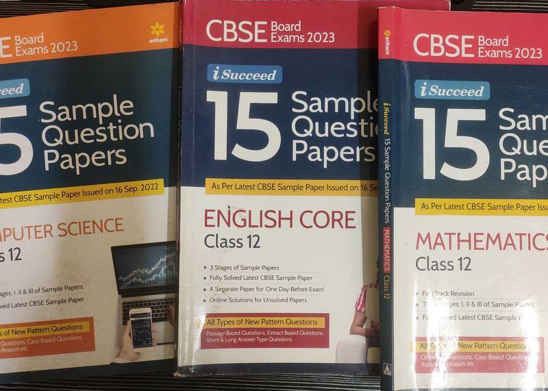 CBSE Sample Question Papers -- Maths, English, CS