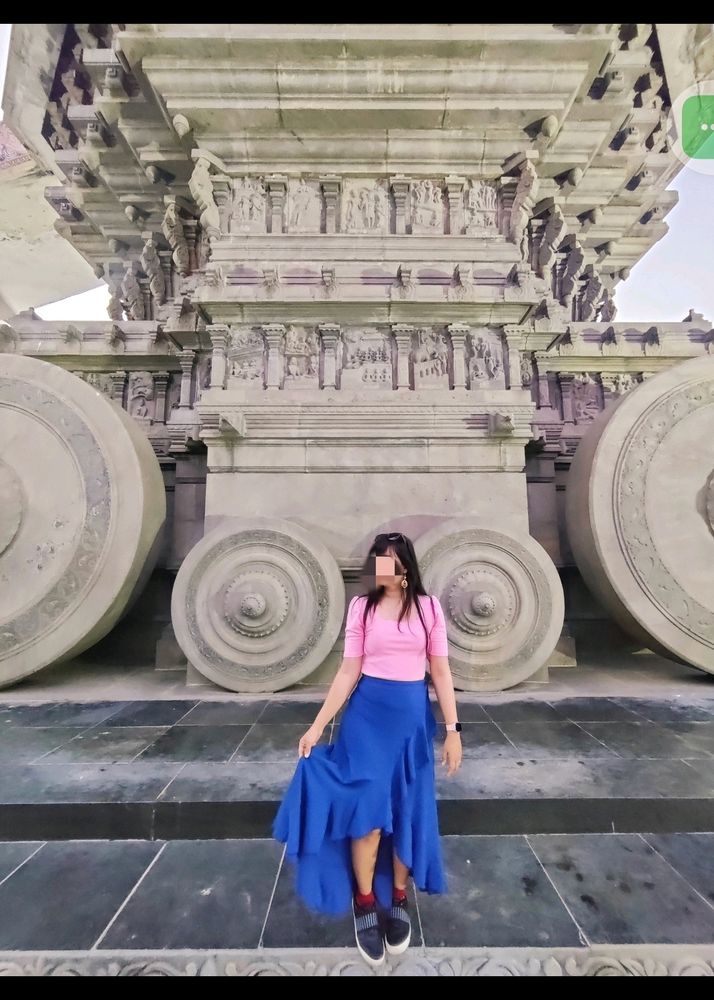 Berrylush Blue Skirt