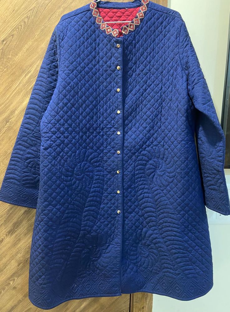 Warm Navy Overcoat