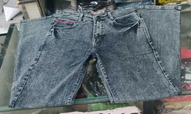 Acid Wash Denim Jeans