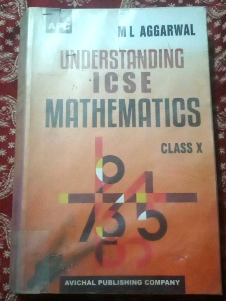 ML AGGARWAL,UNDERSTANDING ICSE MATHEMATICS CLASSX